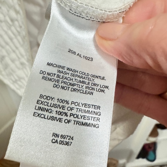 Columbia Off White Quilted Vest - Picture 4 of 5